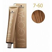 Краска Schwarzkopf Igora Absolute 7-60 Средний русый шоколадный натуральный 60 мл