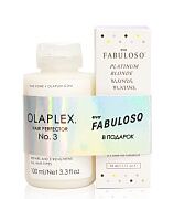 Набор совершенный цвет: Olaplex No.3+Fabuloso тонирующий бальзам платинум блонд