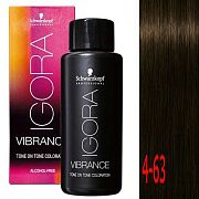 Крем-краситель без аммиака Igora vibrance 4-63 Средний коричневый