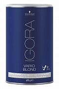 Порошок для обесцвечивания волос не образующий пыли серый Igora vario blond lightener plus