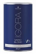 Порошок для обесцвечивания волос не образующий пыли серый Igora vario blond lightener plus