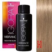 Крем-краситель без аммиака Igora vibrance 8-0 Светлый русый натуральный  