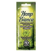 Крем для загара в солярии с маслом семян конопли и экстрактом алоэ Hemp bianca