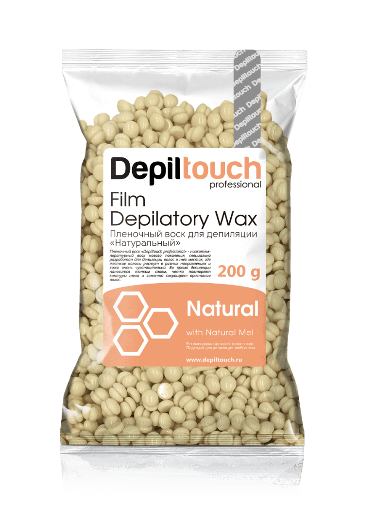 Пленочный воск с натуральным воском Depiltouch Natural