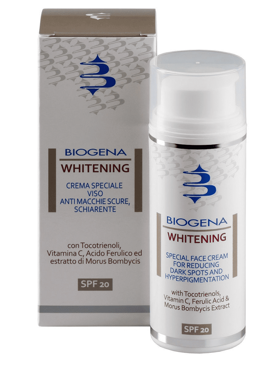 Крем осветляющий для сияния SPF20 Biogena whitening