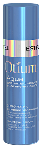 Сыворотка для волос Экспресс-увлажнение Otium Aqua 