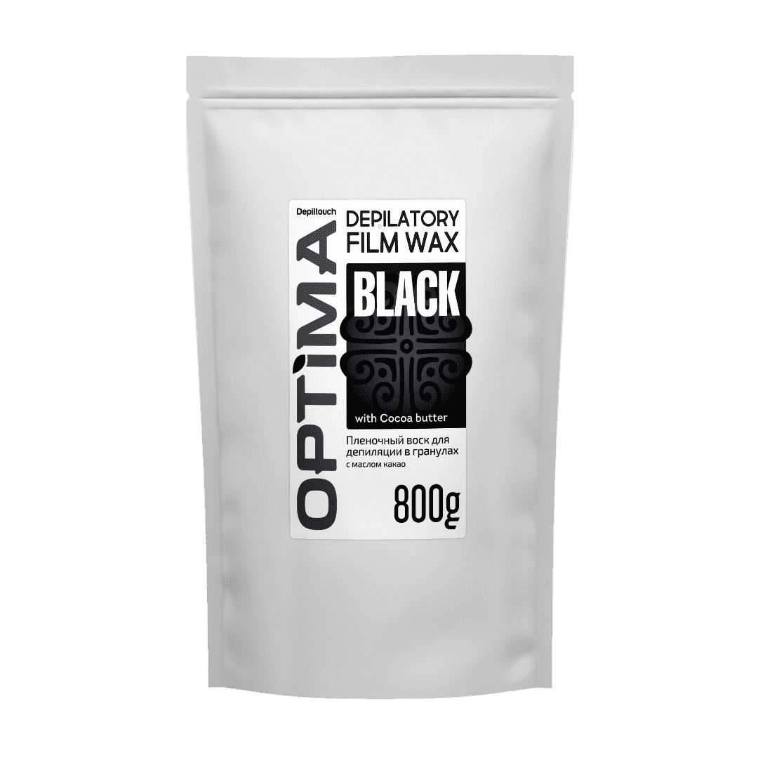 Пленочный воск для депиляции в гранулах Optima Black