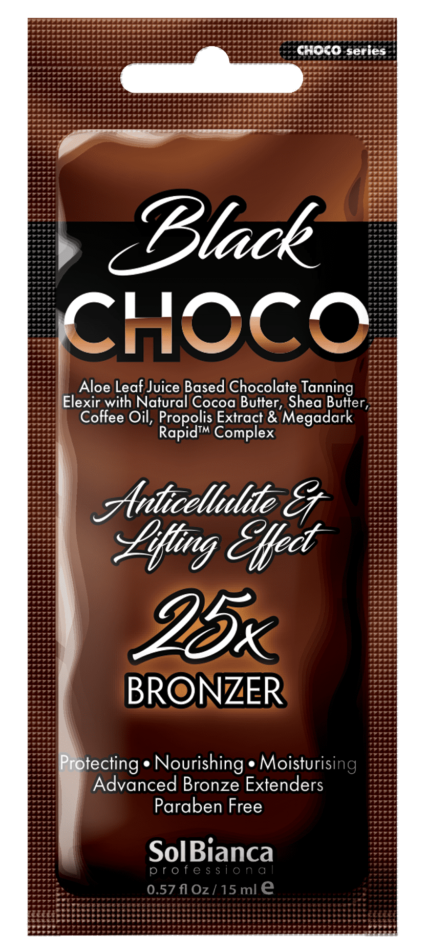 Крем для загара в солярии с бронзаторами-25 Choco Black