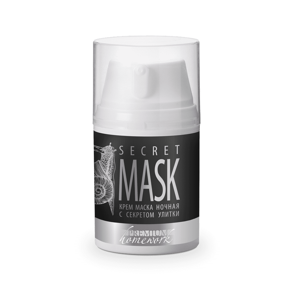 Крем-маска ночная с секретом улитки Secret mask homework