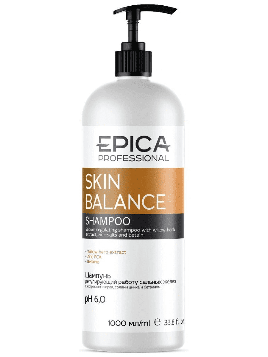 Шампунь регулирующий работу сальных желез Skin balance
