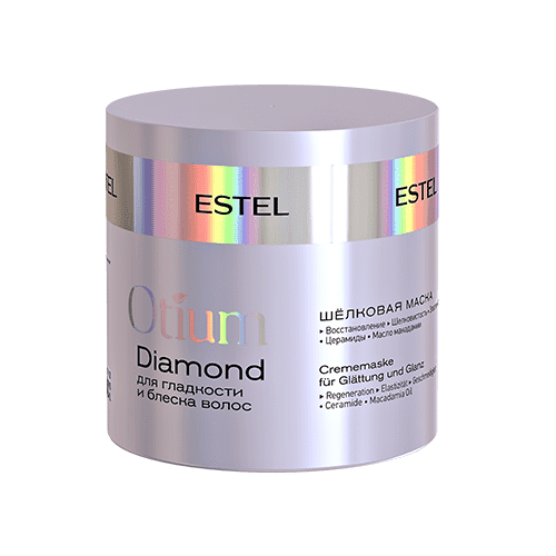 Маска шелковая для гладкости и блеска волос Otium Diamond 