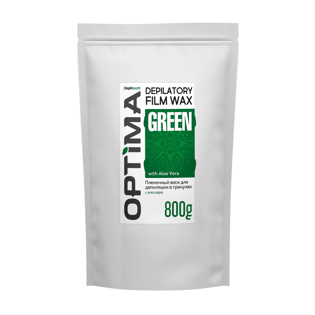 Пленочный воск для депиляции в гранулах Optima Green