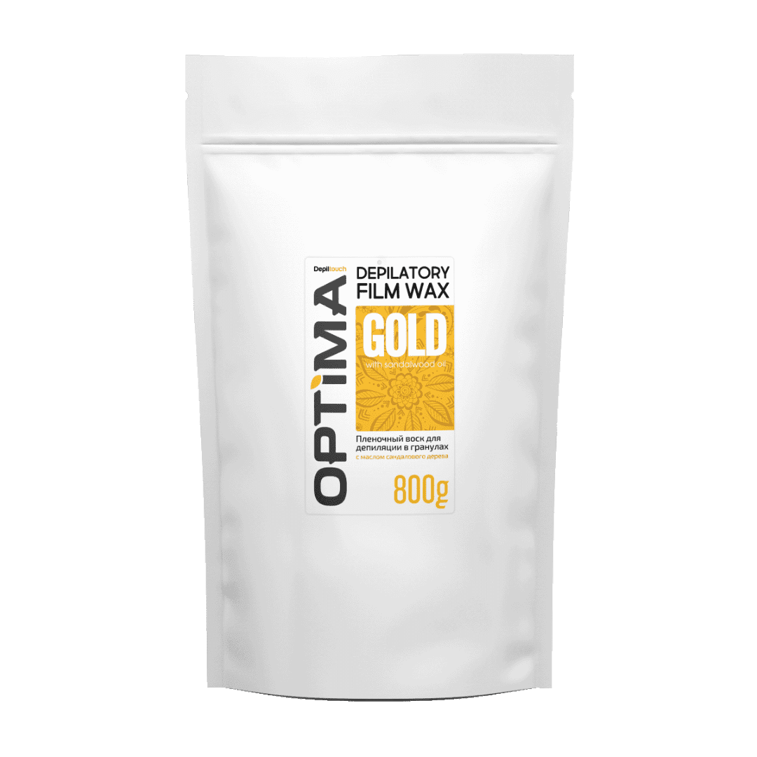 Пленочный воск для депиляции в гранулах Optima Gold