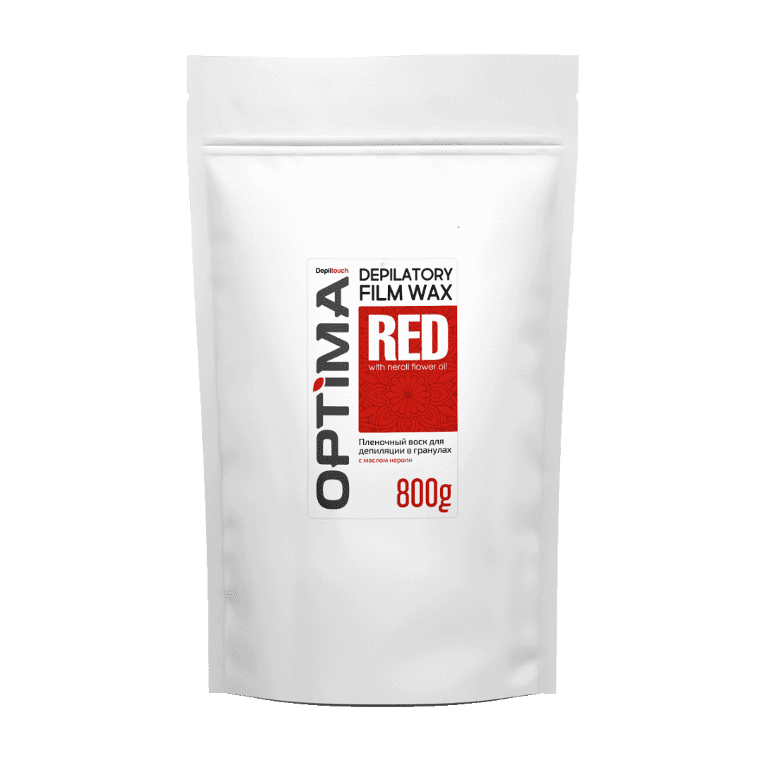 Пленочный воск для депиляции в гранулах Optima Red