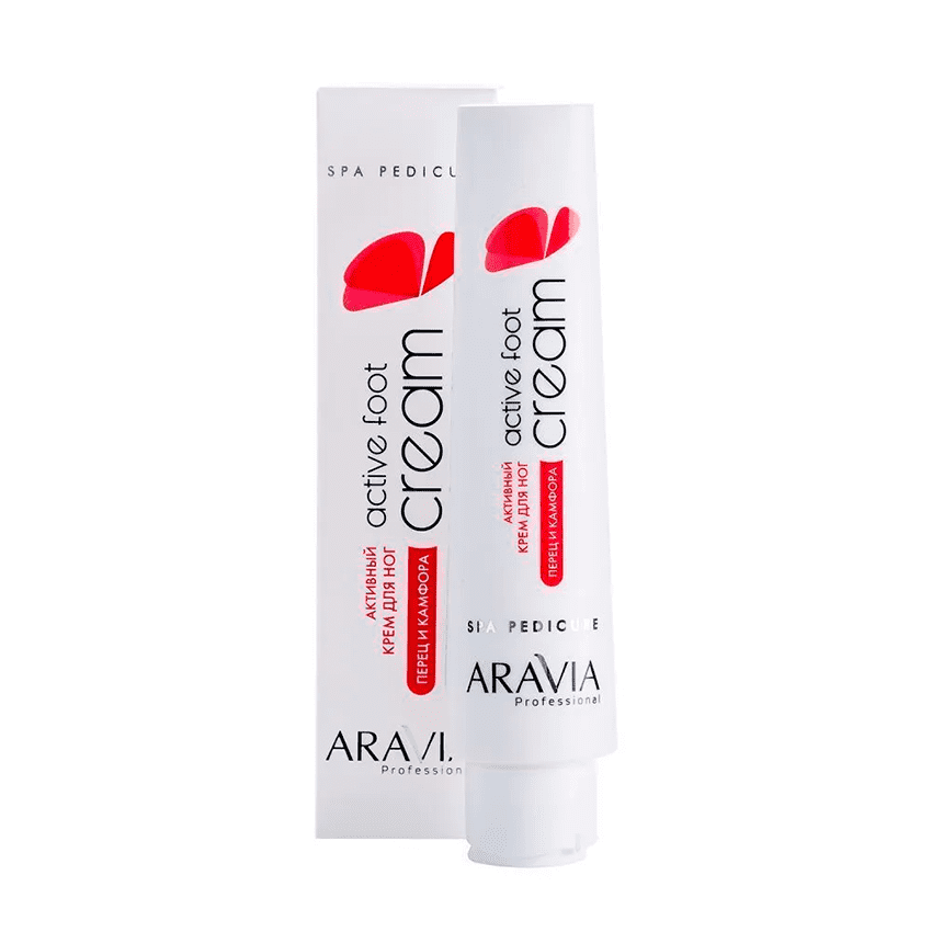 Крем активный для ног с камфарой и перцем Active foot cream