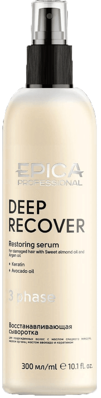 Трехфазная восстанавливающая сыворотка для поврежденных волос Deep recover