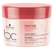 Маска спасительное восстановление для волос Bc peptide repair rescue