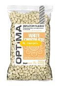 Пленочный воск для депиляции в гранулах Optima White chocolate