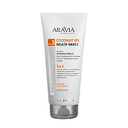 Маска 5 в 1 для регенерации ослабленных волос и проблемной кожи головы Coconut oil multi-mask